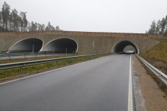 Długi podjazd w kierunku wiaduktu nad DK51 i skrzyżowania Łańsk-Stawiguda.