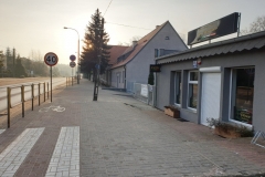 Ścieżka rowerowa wzdłuż ul. Bałtyckiej. Najlepsza pizzeria w Olsztynie :)